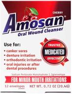 внутреннее средство для очищения ран во рту cherry amosan - улучшено для seo логотип