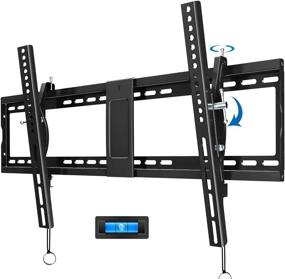 img 4 attached to 📺 JUSTSTONE Tilt TV Wall Mount Bracket for 40-90 Inch LED, Plasma, and Curved TVs - VESA 800x400mm, 165 lb Loading Capacity.