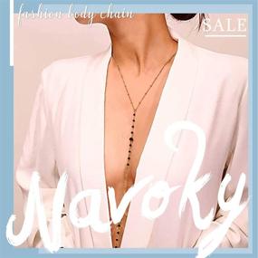 img 1 attached to Navoky Rhinestone Crystal Jewelry Accessories Women's Jewelry and Body Jewelry