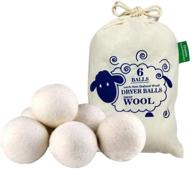 🐑 otylzto wool dryer balls xl 6-pack: reusable natural fabric softener for wrinkle-free clothes, faster drying, eco-friendly solution logo