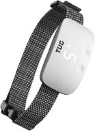 🐶 tug rechargeable bark collar with adjustable modes, waterproof design, and exclusive easy touch interface - front buttons for convenient on-the-go adjustment логотип