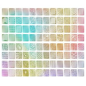 img 1 attached to eBoot Nail Vinyls Sticker Sheets Set – 288 Pieces & 96 Designs – Perfect for Nail Art Design!