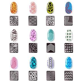 img 3 attached to eBoot Nail Vinyls Sticker Sheets Set – 288 Pieces & 96 Designs – Perfect for Nail Art Design!