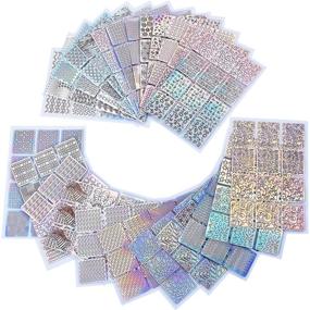 img 4 attached to eBoot Nail Vinyls Sticker Sheets Set – 288 Pieces & 96 Designs – Perfect for Nail Art Design!