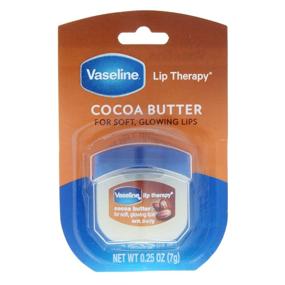 img 1 attached to 💋 Pack of 3 Vaseline Lip Therapy Cocoa Butter, 0.25 oz