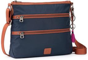 img 3 attached to 👜 Sak Esperato Women's Handbags & Wallets - Navy Nylon Crossbody