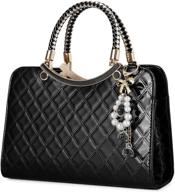 stylish tibes leather handbags: shoulder crossbody women's handbags & wallets, perfect satchels for fashion lovers logo