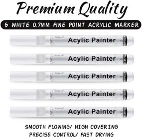 img 3 attached to Acrylic Permanent Painting Ceramic Water Based Painting, Drawing & Art Supplies in Painting