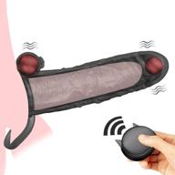 leavers vibrating ring_toy_for_male_expanded_condom_vibrator_sex_toy ko вибрирующее кольцо для мужчин с увеличенным кондомом и вибратором - секс-игрушка ko логотип