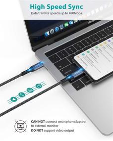 img 2 attached to 🔌 6.6ft+6.6ft USB C to USB C Cable: NIMASO 60W Fast Charger for Samsung Galaxy, Google Pixel, MacBook Air, iPad Pro