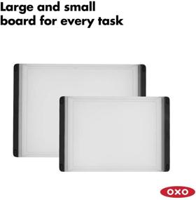 img 3 attached to 🔪 Enhanced OXO Good Grips Cutting Board Set: 2-Piece for Optimal Performance