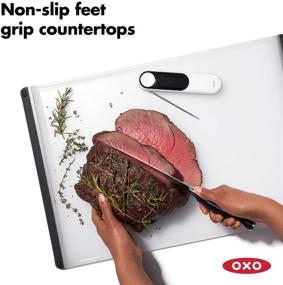 img 1 attached to 🔪 Enhanced OXO Good Grips Cutting Board Set: 2-Piece for Optimal Performance