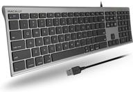 🖥️ macally ultra slim laptop keyboard for enhanced notebooks experience logo