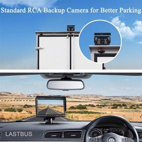 img 3 attached to 📷 RV Camper Truck Trailer Bus Van Waterproof Rear View Backup Camera with RCA Connector, Wide View Angle and Night Vision