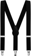 👧 long-lasting 1 inch suspenders for children: suitable for boys and girls aged 5 to 10 years logo