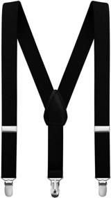 img 4 attached to 👧 Long-lasting 1 Inch Suspenders for Children: Suitable for Boys and Girls aged 5 to 10 years