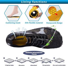 img 1 attached to Ansbowey Water Shoes: Versatile Footwear for Beach Walking, Stream Trekking, Swimming Pool, and More!