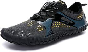 img 4 attached to Ansbowey Water Shoes: Versatile Footwear for Beach Walking, Stream Trekking, Swimming Pool, and More!