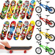 🚲 fun mini fingerboard bicycle birthday surprise: pieces skateboards on wheels! логотип