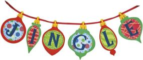 img 2 attached to 🎄 Jingle Felt Applique Banner by Dimensions Crafts