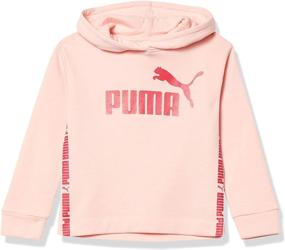 img 1 attached to PUMA Girls Pullover Hoodie Black Outdoor Recreation