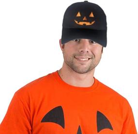 img 1 attached to 🎃 Get Into Halloween Spirit with the Hocus Pocus Hat: Easily Adjustable Unisex Funny Party Hat in Black Baseball style