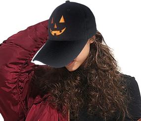 img 3 attached to 🎃 Get Into Halloween Spirit with the Hocus Pocus Hat: Easily Adjustable Unisex Funny Party Hat in Black Baseball style