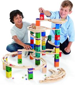 img 3 attached to 🧱 Experience the Joy of Building with Hape Quadrilla Wooden Construction Set