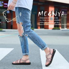 img 3 attached to Comfortable Sandals Lightweigh Warerproof Vacation Women's Shoes for Athletic