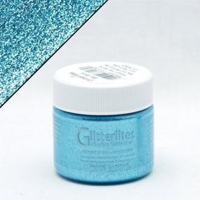 img 2 attached to ✨ 1 унция синий небесный блесток Glitterlites от Angelus Paint