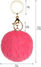 img 3 attached to 🔑 Widely-Used Keychains Keychain Keyring: Perfect for Backpacks and Handbags