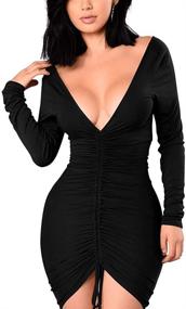 img 2 attached to XXTAXN Womens Elegant Sleeve Shoulder Women's Clothing and Dresses