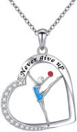 sterling gymnastics engraved inspirational women，gymnasts logo