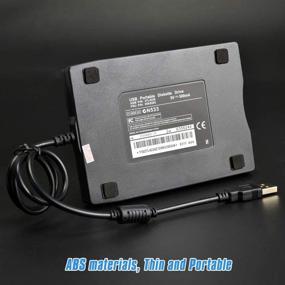 img 1 attached to 🖥️ Nice2MiTu 3.5" USB External Floppy Disk Drive: Portable 1.44 MB FDD USB Drive for PC Windows 10 7 8 XP Vista Mac Black – Plug and Play Convenience (1P)