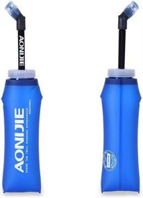 img 3 attached to 💧 Stay Hydrated on the Go with 2pcs Soft Hydration Bottle Water Flask Featuring a Convenient Straw