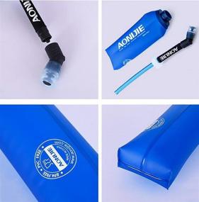 img 2 attached to 💧 Stay Hydrated on the Go with 2pcs Soft Hydration Bottle Water Flask Featuring a Convenient Straw