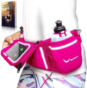 img 4 attached to Winning Hydration Belt: No.1 Voted Running Fuel Belt with BPA Free Water Bottles, Runners Ebook, iPhone Compatibility, Touchscreen Cover, No Bounce Fit, and More!