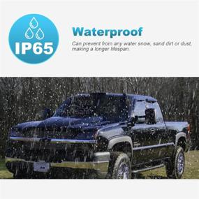 img 2 attached to 🚛 Partsam Cab Light Top Roof Running Cab Marker Lights 264155CL 3PCS + T10 LED Bulbs: Perfect Fit for Silverado/Sierra 1500 1500HD 2500 2500HD 3500 2002-2007 Truck