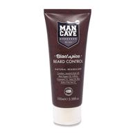 🏻 beard control: mancave black spice, 3.3 oz - tame your facial hair with style logo