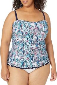 img 2 attached to Profile Gottex Plus Size Sweetheart Swimsuit Women's Clothing and Swimsuits & Cover Ups