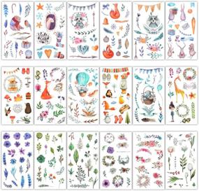 img 4 attached to 🐾 Cute Kawaii Animal Planner Stickers: Perfect DIY Addition for Kids Arts and Crafts, Scrapbooking, Journaling, and More!