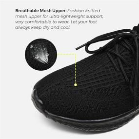 img 3 attached to 👟 JOUSEN Fashion Sneakers: Stylish & Lightweight Knitted Men's Shoes