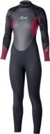 xcel womens axis fullsuit purple logo