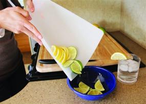 img 1 attached to 🔪 Camco 43770 Stowaway Flexible Cutting Mat: A Durable and Space-Saving Kitchen Essential