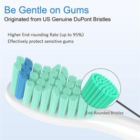img 1 attached to 🦷 Senyum Replacement Toothbrush Heads for Philips Sonicare E-Series, Essence, Xtreme, Elite, Advance Electric Toothbrush Handles (6 Pack) - Compatible with All Screw-On Systems