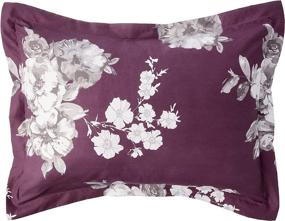 img 3 attached to Queen Size 10-Piece Style 212 Pieve Bed Ensemble Set with Garden Floral Peony Design