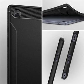 img 3 attached to 📱 Spigen Rugged Armor Samsung Galaxy Tab A7 10.4 Case (2020) - Matte Black