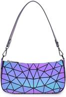 👜 dazzling diomo geometric holographic reflactive crossbody set for fashionable women: handbags & wallets logo