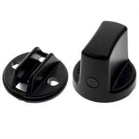 img 2 attached to 🔑 VCCA Keyless Ignition Knob Set for Mitsubishi Outlander/Lancer 2007-2017 | Replace #: 4408A167 4408A031