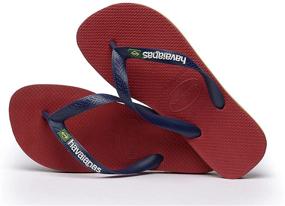 img 1 attached to Havaianas Brazil Sandals for Toddler Little Boys' Shoes - Flops